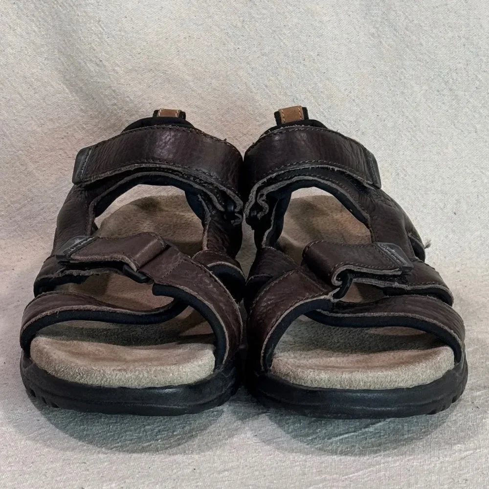 Timberland Sandal Open Toe Hook and Loop Leather Mens Size 10M